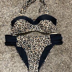 Cheetah bathing suit